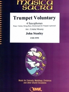 Trumpet Voluntary by Stanley John - Mourey Colette - for 4 Saxophones (4 Saxophones (S(A)A(T)A(T)B) (Piano / Guitar String Bass Glockenspiel Timpani (optional)))
