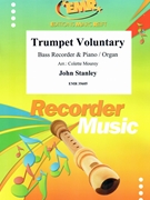 Trumpet Voluntary by Stanley John - Mourey Colette - for Bass Recorder and Piano (Bass Recorder and Piano)