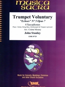 Trumpet Voluntary by Stanley John - Mourey Colette - for 4 Saxophones (4 Saxophones (S(A)A(T)A(T)B) (Piano / Guitar String Bass Glockenspiel Timpani (optional)))
