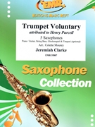 Trumpet Voluntary by Clarke Jeremiah - Mourey Colette - for 5 Saxophones (5 Saxophones (S(A)A(T)A(T)TB) (Piano / Guitar String Bass Glockenspiel Timpani (optional)))