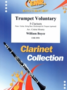 Trumpet Voluntary by Boyce William - Mourey Colette - for 5 Clarinets (5 Clarinets (Piano / Guitar String Bass Glockenspiel Timpani (optional)))