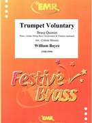 Trumpet Voluntary by Boyce William - Mourey Colette - for 2 Trumpets and 3 Trombones (2 Trumpets and 3 Trombones (Piano / Guitar String Bass Glockenspiel Timpani (optional)))