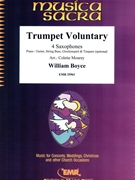 Trumpet Voluntary by Boyce William - Mourey Colette - for 4 Saxophones (4 Saxophones (S(A)A(T)A(T)B) (Piano / Guitar String Bass Glockenspiel Timpani (optional)))