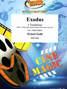 Exodus by Gold Ernest - Jirka Kadlec - for 5 Trombones (5 Trombones (Piano / Guitar Bass Guitar Drums Percussion (optional)))