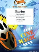 Exodus by Gold Ernest - Jirka Kadlec - for 4 Saxophones (4 Saxophones (S(A)A(T)A(T)B) (Piano / Guitar Bass Guitar Drums Percussion (optional)))