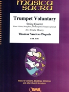 Trumpet Voluntary by Sanders Dupuis Thomas - Mourey Colette - for String Quartet (String Quartet (Piano / Guitar String Bass Glockenspiel Timpani (optional)))
