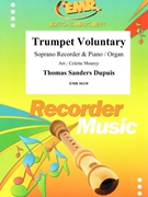 Trumpet Voluntary by Sanders Dupuis Thomas - Mourey Colette - for Soprano Recorder and Organ (Soprano Recorder and Organ)