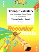 Trumpet Voluntary by Sanders Dupuis Thomas - Mourey Colette - for Alto Recorder and Organ (Alto Recorder and Organ)