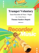 Trumpet Voluntary by Sanders Dupuis Thomas - Mourey Colette - for Tenor Recorder and Piano (Tenor Recorder and Piano)