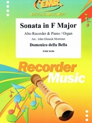 Sonata in F Major by Della Bella Domenico - Mortimer John Glenesk - for Alto Recorder and Piano (Alto Recorder and Piano)