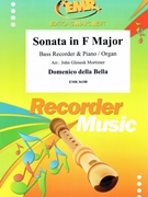 Sonata in F Major by Della Bella Domenico - Mortimer John Glenesk - for Bass Recorder and Piano (Bass Recorder and Piano)