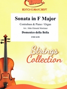 Sonata in F Major by Della Bella Domenico - Mortimer John Glenesk - for Contrabass and Piano (Contrabass and Piano)