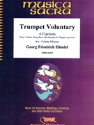 Trumpet Voluntary by Handel George Frideric - Mourey Colette - for 4 Clarinets (4 Clarinets (Piano / Guitar String Bass Glockenspiel Timpani (optional)))