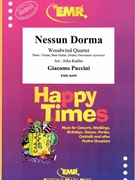 Nessun Dorma by Puccini Giacomo - Jirka Kadlec - for Woodwind Quartet and Rhythm Section (Woodwind Quartet and Rhythm Section (Piano Bass Drums) (Piano / Guitar Bass Guitar Drums Percussion (optional)))