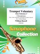 Trumpet Voluntary by Russell William - Mourey Colette - for 5 Saxophones (5 Saxophones (S(A)A(T)A(T)TB) (Piano / Guitar Bass Guitar Drums Percussion (optional)))