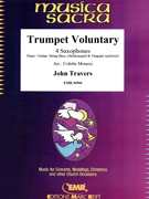 Trumpet Voluntary by Travers John - Mourey Colette - for 4 Saxophones (4 Saxophones (S(A)A(T)A(T)B) (Piano / Guitar String Bass Glockenspiel Timpani (optional)))