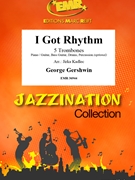 I Got Rhythm by Gershwin George - Jirka Kadlec - for 5 Trombones (5 Trombones (Piano / Guitar Bass Guitar Drums Percussion (optional)))