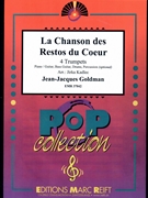La Chanson des Restos du Coeur by Goldman Jean-Jacques - Jirka Kadlec - for 4 Trumpets and Piano (4 Trumpets and Piano (Piano / Guitar Bass Guitar Drums Percussion (optional)))