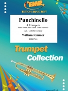 Punchinello by Rimmer William - Mourey Colette - for 4 Trumpets (4 Trumpets (Piano / Guitar Bass Guitar Drums (optional)))