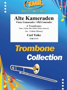 Alte Kameraden by Teike Carl - Mourey Colette - for 4 Trombones and Piano (4 Trombones and Piano (Piano / Guitar Bass Guitar Drums (optional)))
