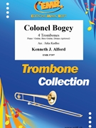 Colonel Bogey by Alford Kenneth J - Jirka Kadlec - for 4 Trombones and Rhythm Section (4 Trombones and Rhythm Section (Piano / Guitar Bass Guitar Drums (optional)))