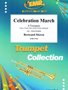 Celebration March by Moren Bertrand - Jirka Kadlec - for 4 Trumpets (4 Trumpets (Piano / Guitar Bass Guitar Drums (optional)))