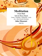 Meditation from Thais by Massenet Jules - Mortimer John Glenesk - for Brass Band (Brass Band (SOLO for Cornet Trombone Euphonium or Violin))