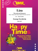 Liza by Gershwin George - Jirka Kadlec - for Woodwind Quartet and Rhythm Section (Woodwind Quartet and Rhythm Section (Piano Bass Drums) (Piano / Guitar Bass Guitar Drums Percussion (optional)))