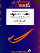 Alphorn Polka by Aegler Gottfried - Gordon Macduff and Bertrand Moren - for Brass Band (Brass Band (2 Alphorns in Gb / Sol bemol))