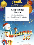King's Blues March by Saurer Marcel and Kadlec Jirka for Alto Recorder and Piano (Alto Recorder and Piano)