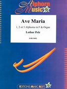 Ave Maria by Pelz Lothar for 3 Alphorns and Organ (3 Alphorns and Organ)