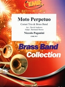 Moto Perpetuo by Paganini Niccolo - Andrews and Moren - for 3 Cornets and Brass Band (3 Cornets and Brass Band)