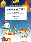 Christmas Waltz by Noris Gunter - Jirka Kadlec - for 4 Trombones (4 Trombones (Piano / Guitar Bass Guitar Drums Percussion (optional)))