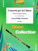 Concerto per la Chiesa by Telemann Georg Philipp for Oboe and Piano (Oboe and Piano)