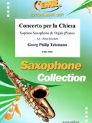 Concerto per la Chiesa by Telemann Georg Philipp for Soprano Saxophone and Piano (Soprano Saxophone and Piano)