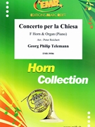 Concerto per la Chiesa by Telemann Georg Philipp for Horn and Piano (Horn and Piano)