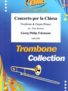 Concerto per la Chiesa by Telemann Georg Philipp for Trombone and Piano (Trombone and Piano)