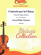 Concerto per la Chiesa by Telemann Georg Philipp for Viola and Piano (Viola and Piano)