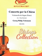Concerto per la Chiesa by Telemann Georg Philipp for Violoncello and Piano (Violoncello and Piano)
