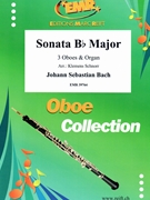 Sonata Bb Major by Bach Johann Sebastian - Klemens Schnorr - for 3 Oboes and Organ (3 Oboes and Organ)