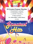 10 Greatest Famous Marches by Kadlec Jirka and Mourey Colette for Eb Bass and Piano (Eb Bass and Piano)