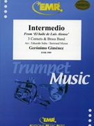 Intermedio by Gimenez Geronimo - Eduardo Suba and Bertrand Moren - for 3 Cornets and Brass Band (3 Cornets and Brass Band)