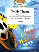 Tetris Theme by Worek Michal and Kadlec Jirka for 5 Trombones (5 Trombones (Piano / Guitar Bass Guitar Drums Percussion (optional)))