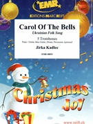 Carol Of The Bells by Kadlec Jirka for 5 Trombones (5 Trombones (Piano / Guitar Bass Guitar Drums Percussion (optional)))
