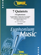 7 Quintettes de la Renaissance et du Baroque by Sturzenegger Kurt for 5 Euphoniums (5 Euphoniums)
