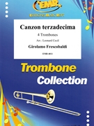 Canzon Terzadecima by Frescobaldi Girolamo - Cecil Leonard - for 4 Trombones (4 Trombones)