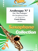 Arabesque # 1 by Debussy Claude - Orwid Georgij - for Alto Saxophone and Piano (Alto Saxophone and Piano)