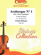 Arabesque # 1 by Debussy Claude - Orwid Georgij - for Violin and Piano (Violin and Piano)