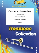 Canzon Settimadecima by Guami Gioseffo - Cecil Leonard - for 4 Trombones (4 Trombones)
