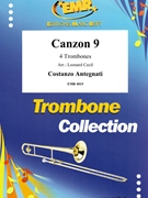 Canzon 9 by Antegnati Costanzo - Cecil Leonard - for 4 Trombones (4 Trombones)